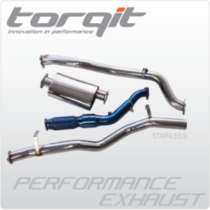 Image of Torqit VDJ79 Dual Cab 3.5″ SS Turbo Back Exhaust