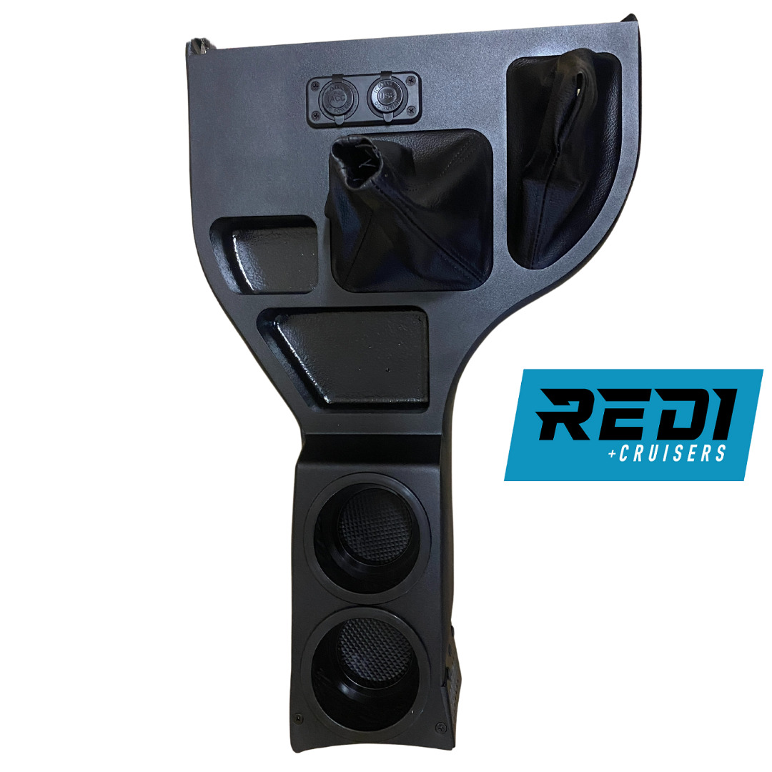 Image of Bushman Fridge Centre Console | Cruiser Consoles (Black)