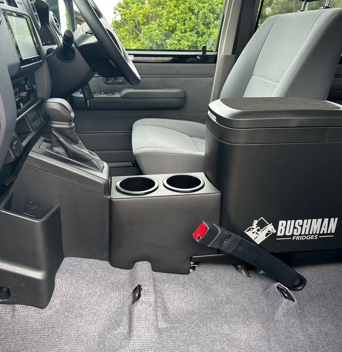 GDJ BUSHMAN 2 Image of Bushman Fridge Centre Console | Cruiser Consoles